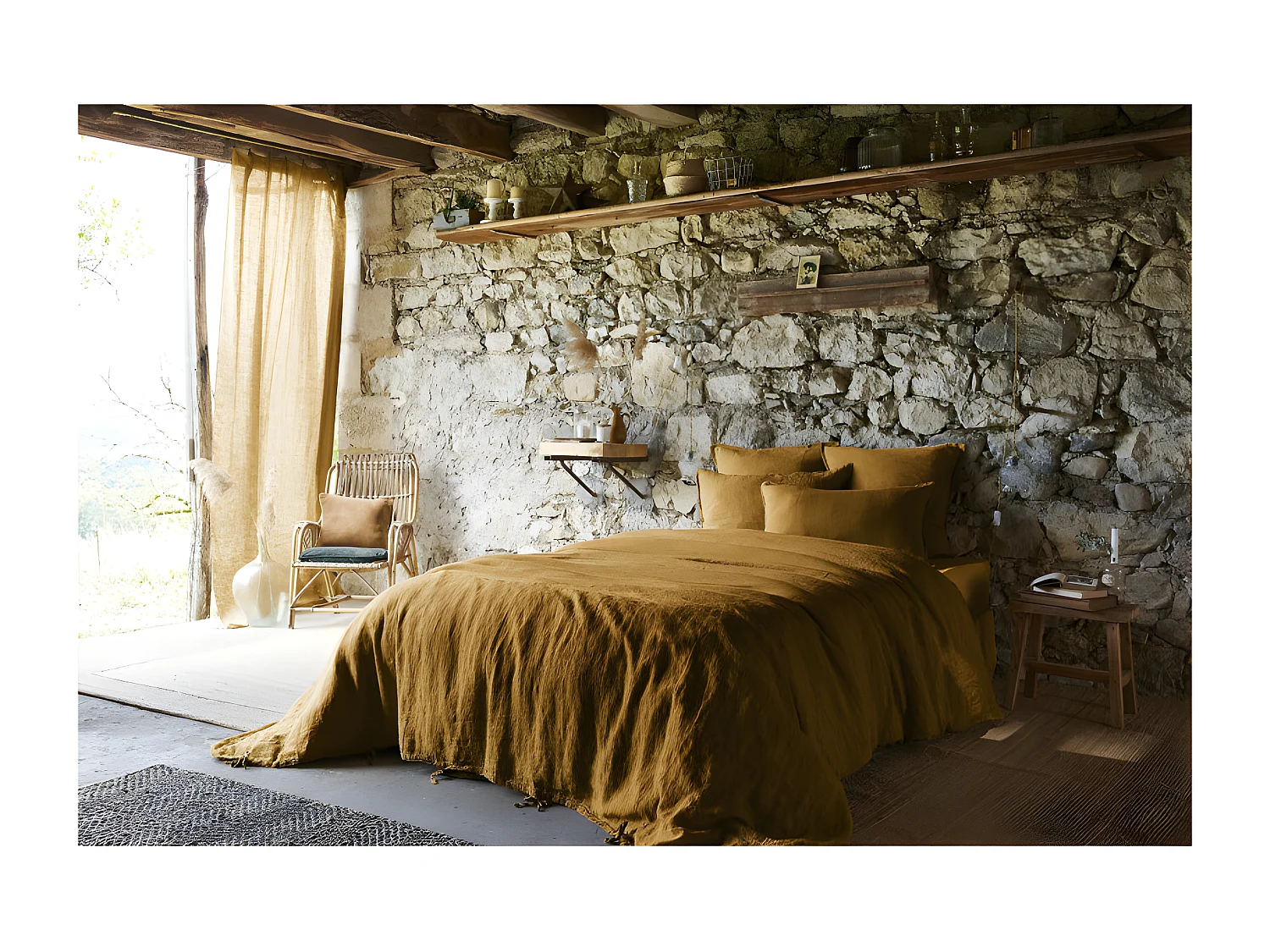 Housse de couette "Soline" toutes dimensions Lin lavé