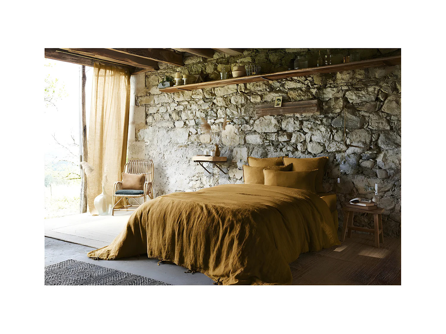 Housse de couette "Soline" toutes dimensions Lin lavé