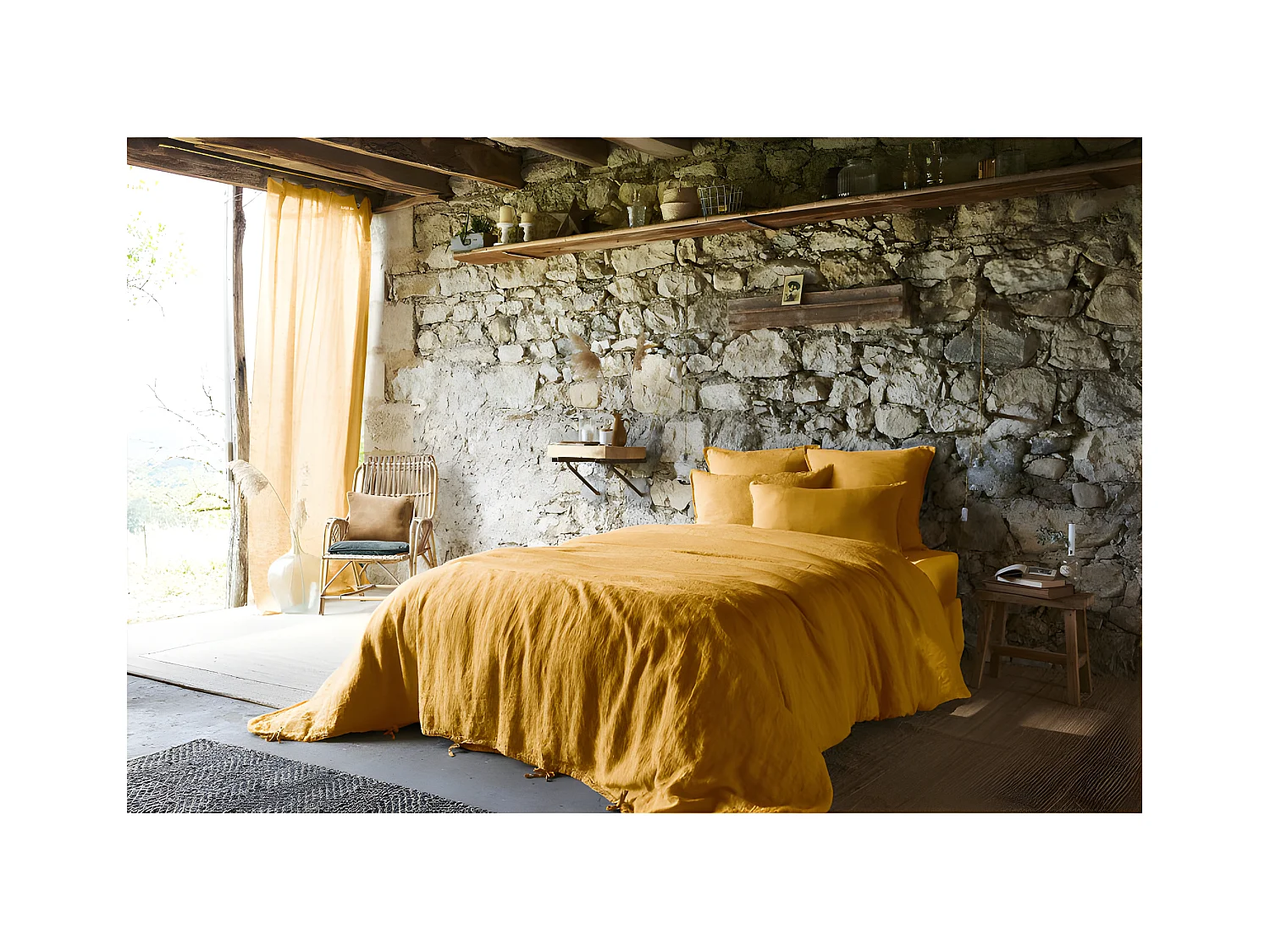 Housse de couette "Soline" toutes dimensions Lin lavé