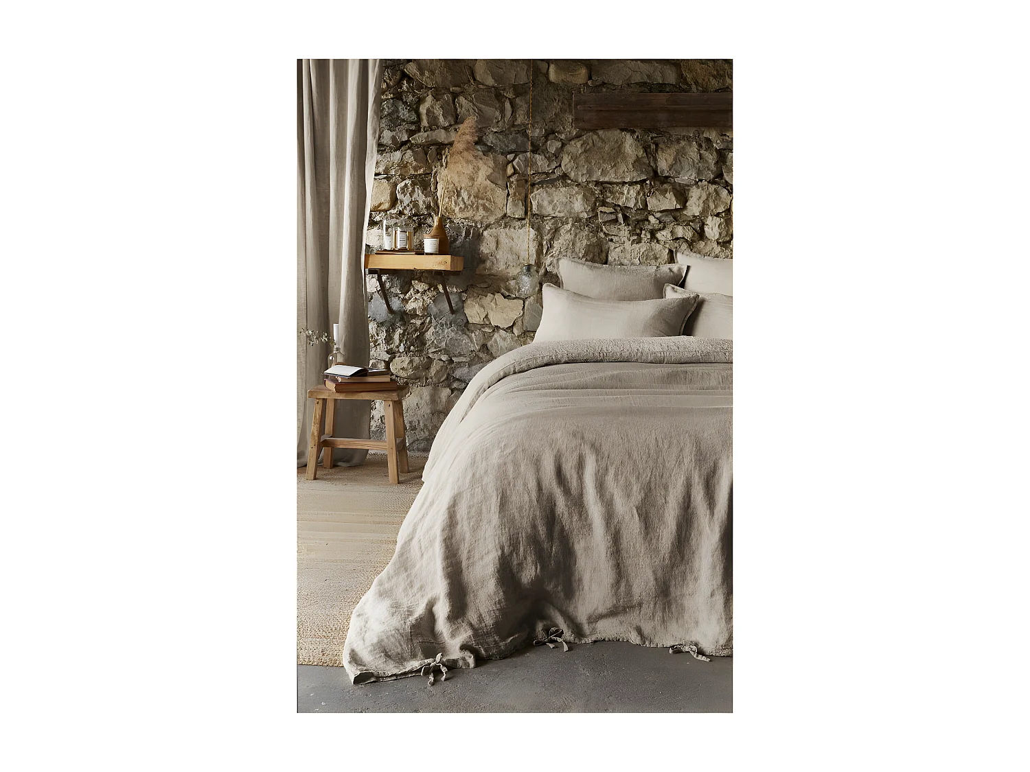 Housse de couette "Soline" toutes dimensions Lin lavé