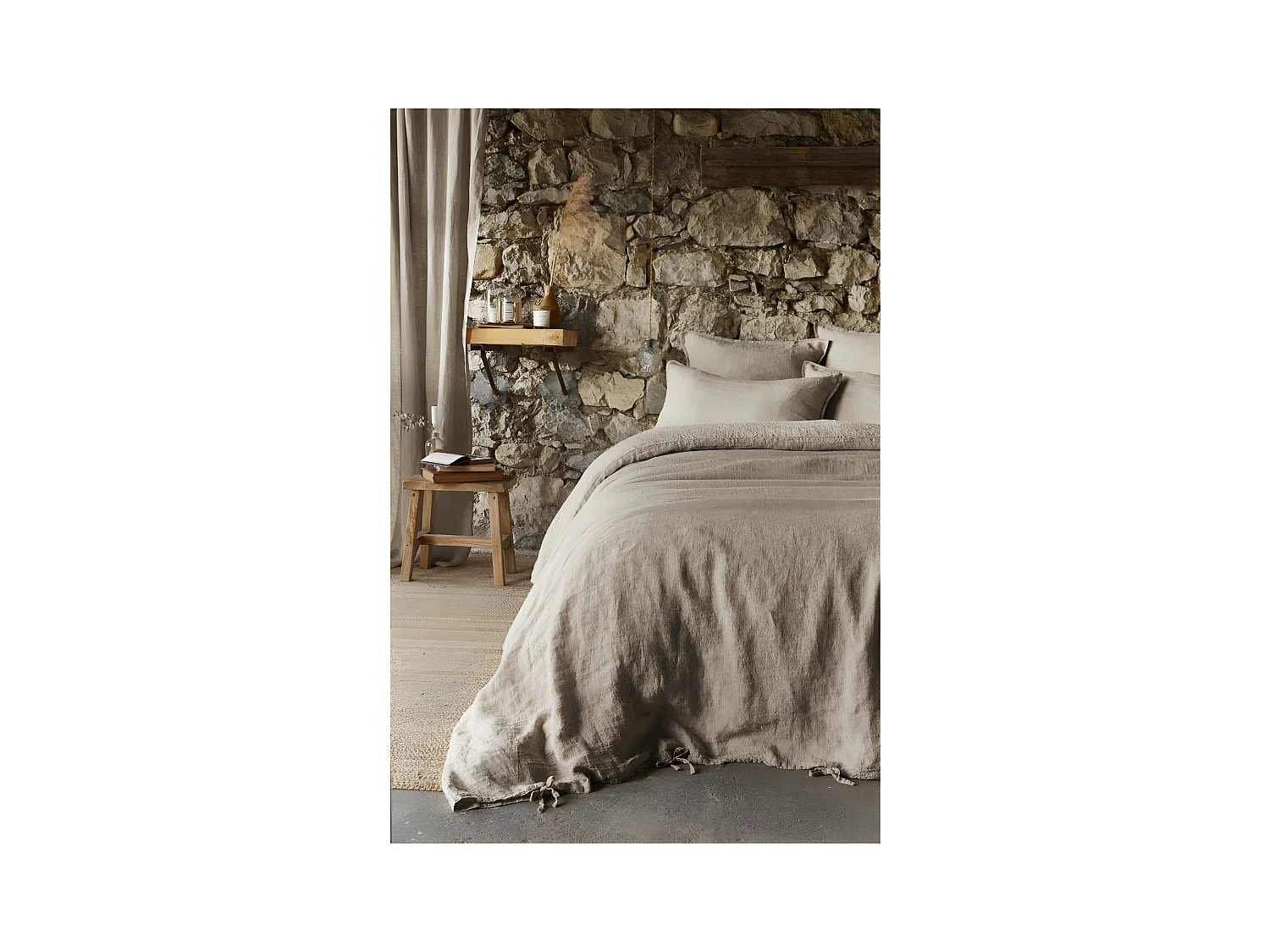 Housse de couette "Soline" toutes dimensions Lin lavé