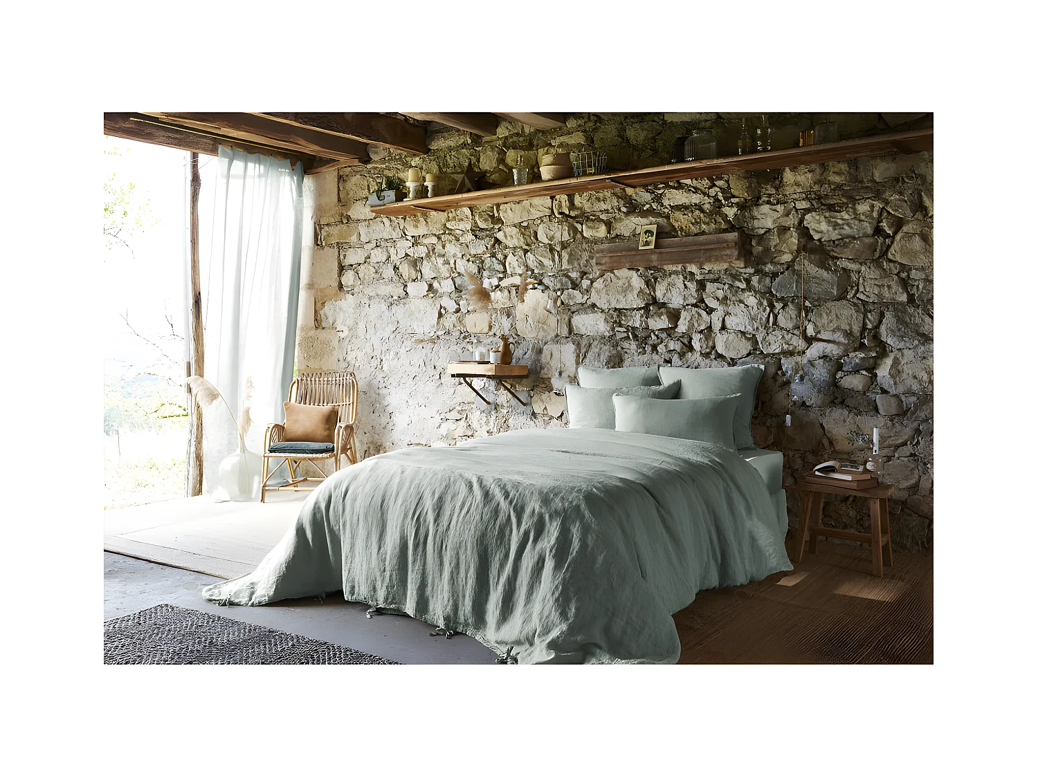 Housse de couette "Soline" toutes dimensions Lin lavé