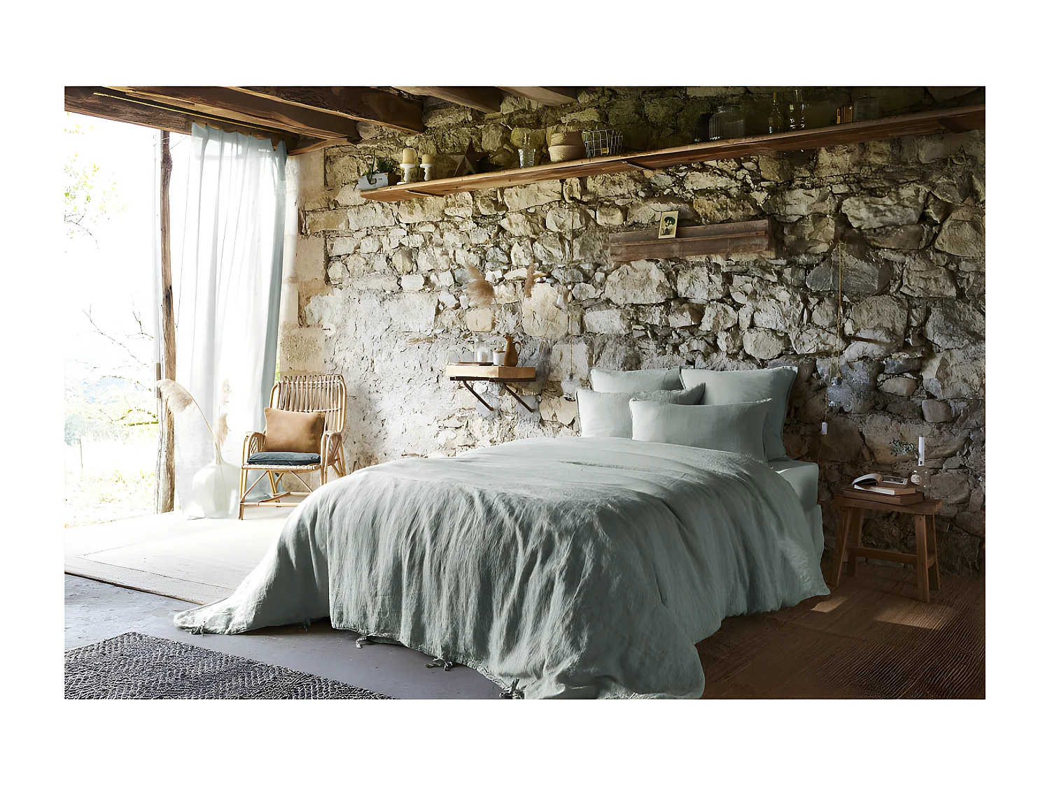 Housse de couette "Soline" toutes dimensions Lin lavé