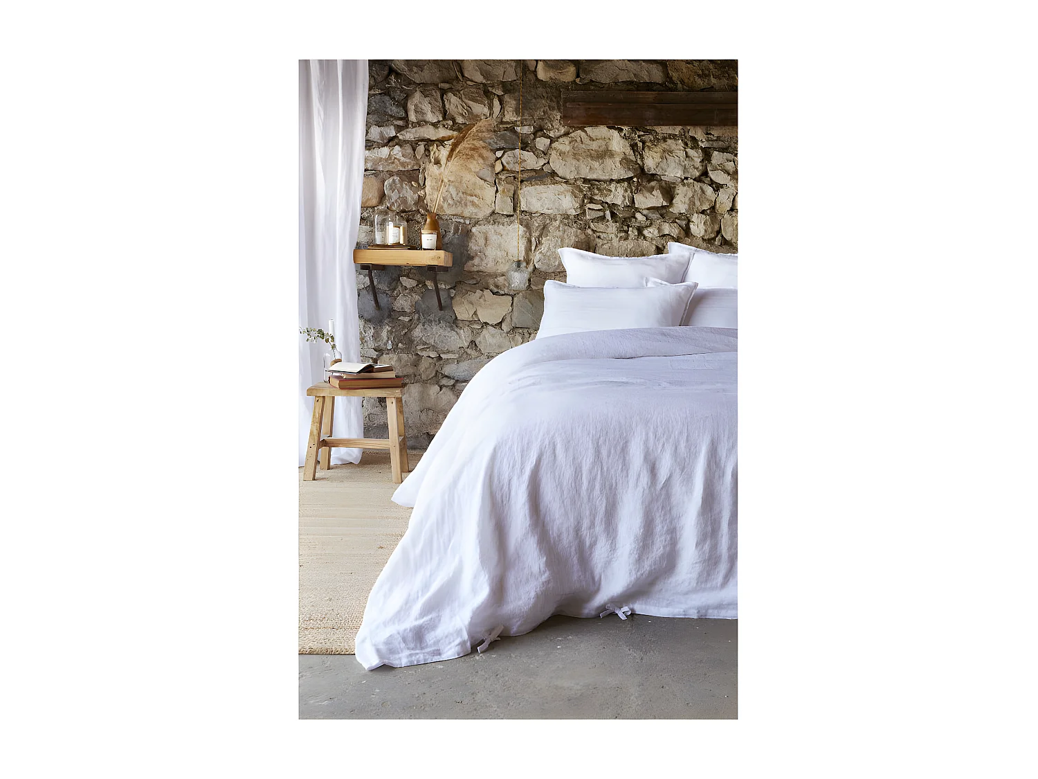 Housse de couette "Soline" toutes dimensions Lin lavé