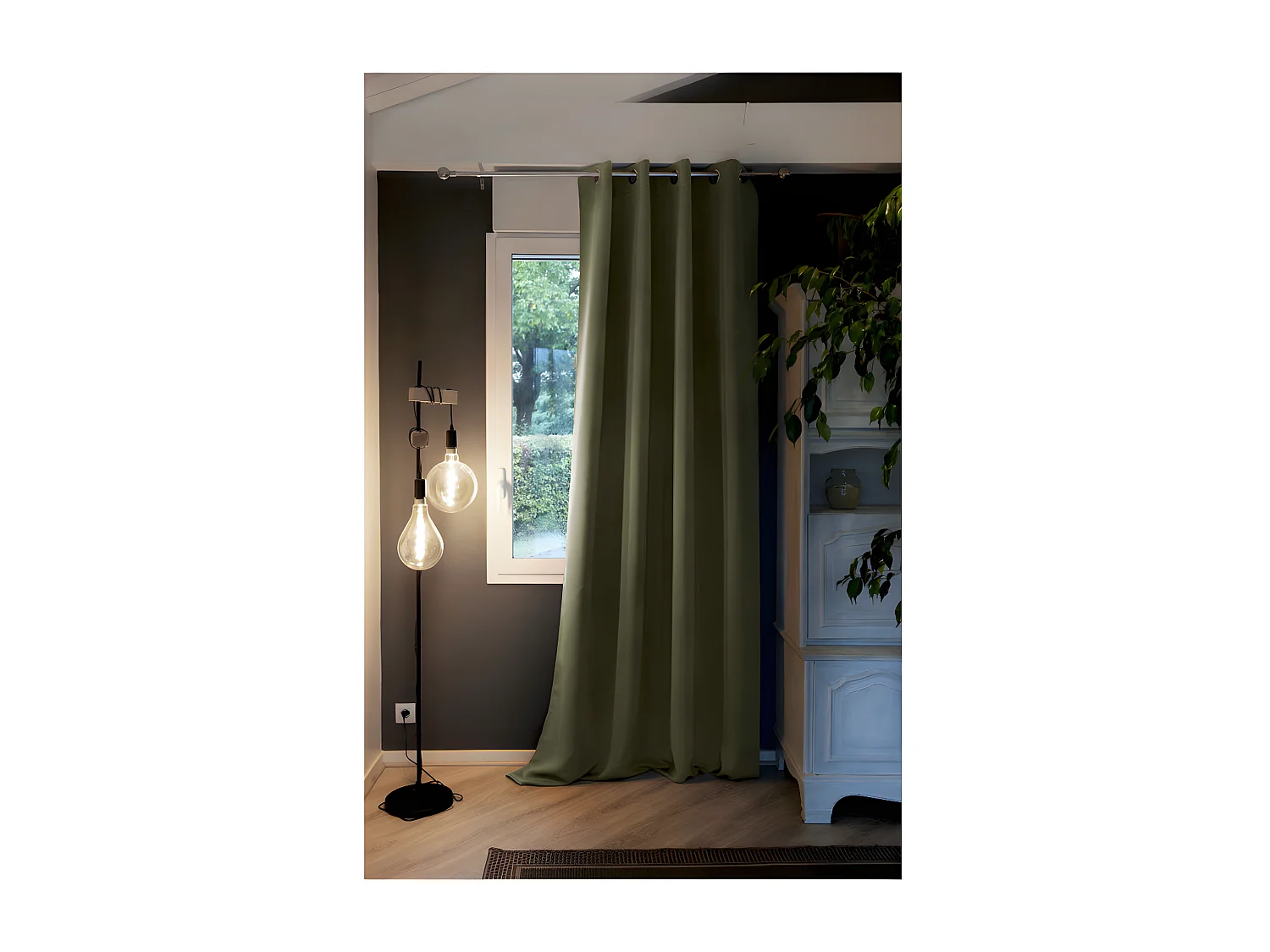 Rideau occultant et thermique doublé polaire "Inuit" toutes dimensions