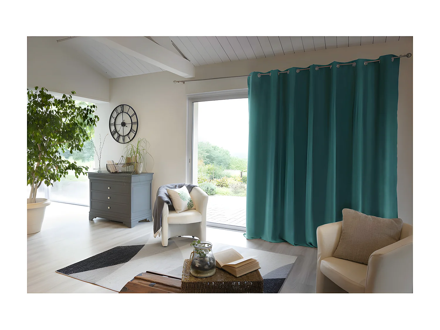 Rideau occultant et thermique doublé polaire "Inuit" toutes dimensions