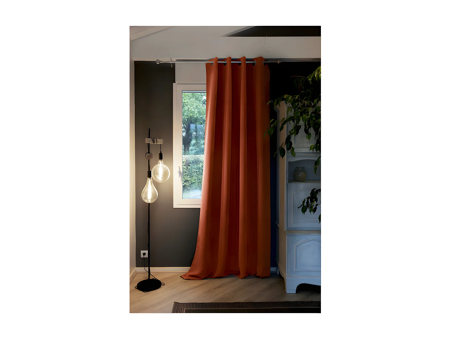 Rideau occultant et thermique doublé polaire "Inuit" toutes dimensions