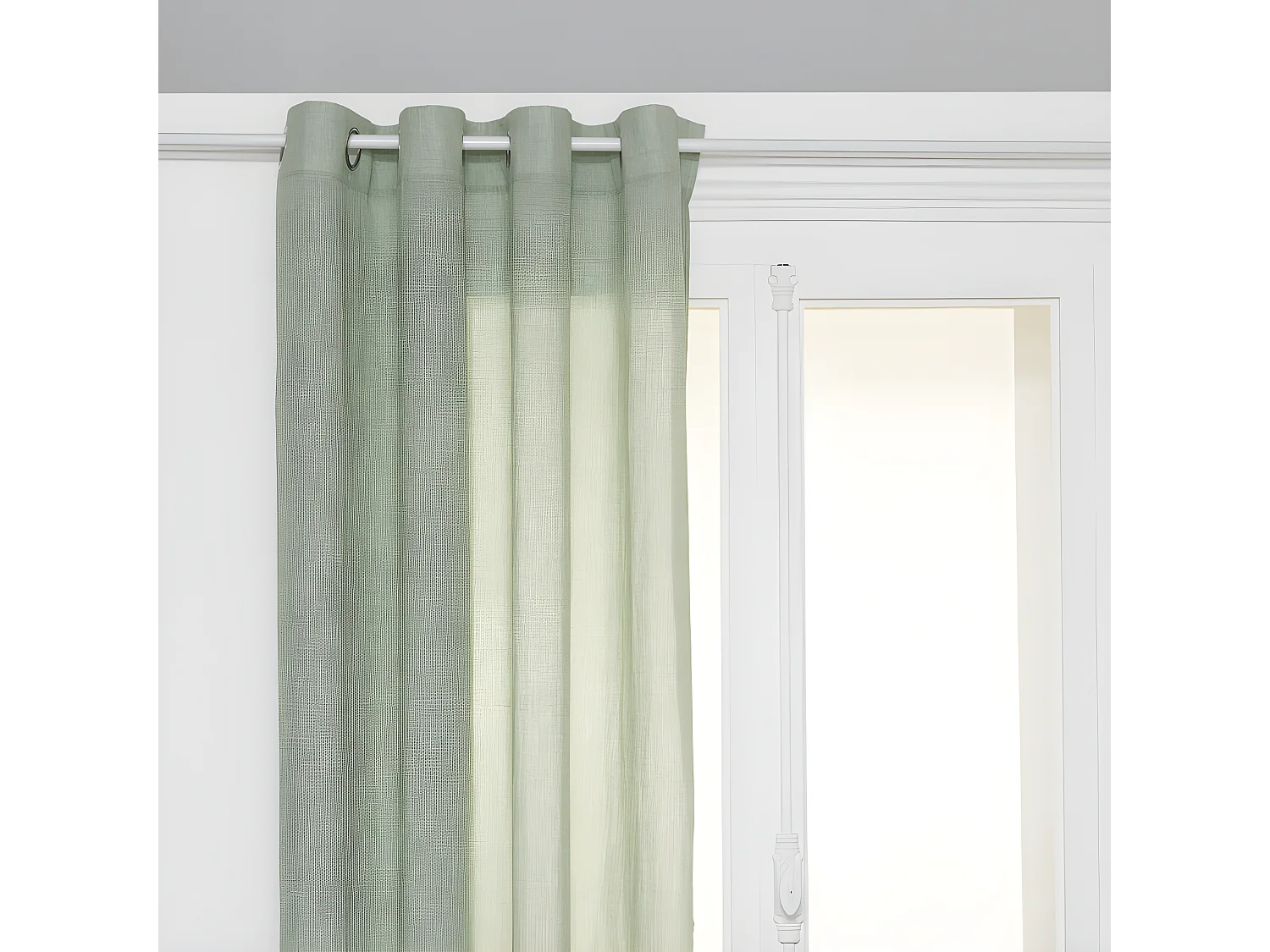 Voilage fluide et léger "Paxta" 135 x 240 cm Atmosphera