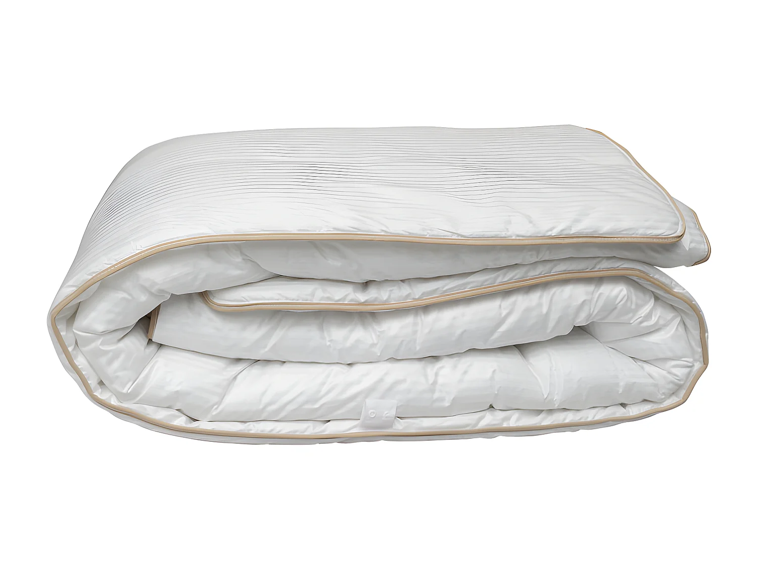 Couette "Fjord Grand Hotel" Tempéré Jumelable Satin de coton rayé Lestra