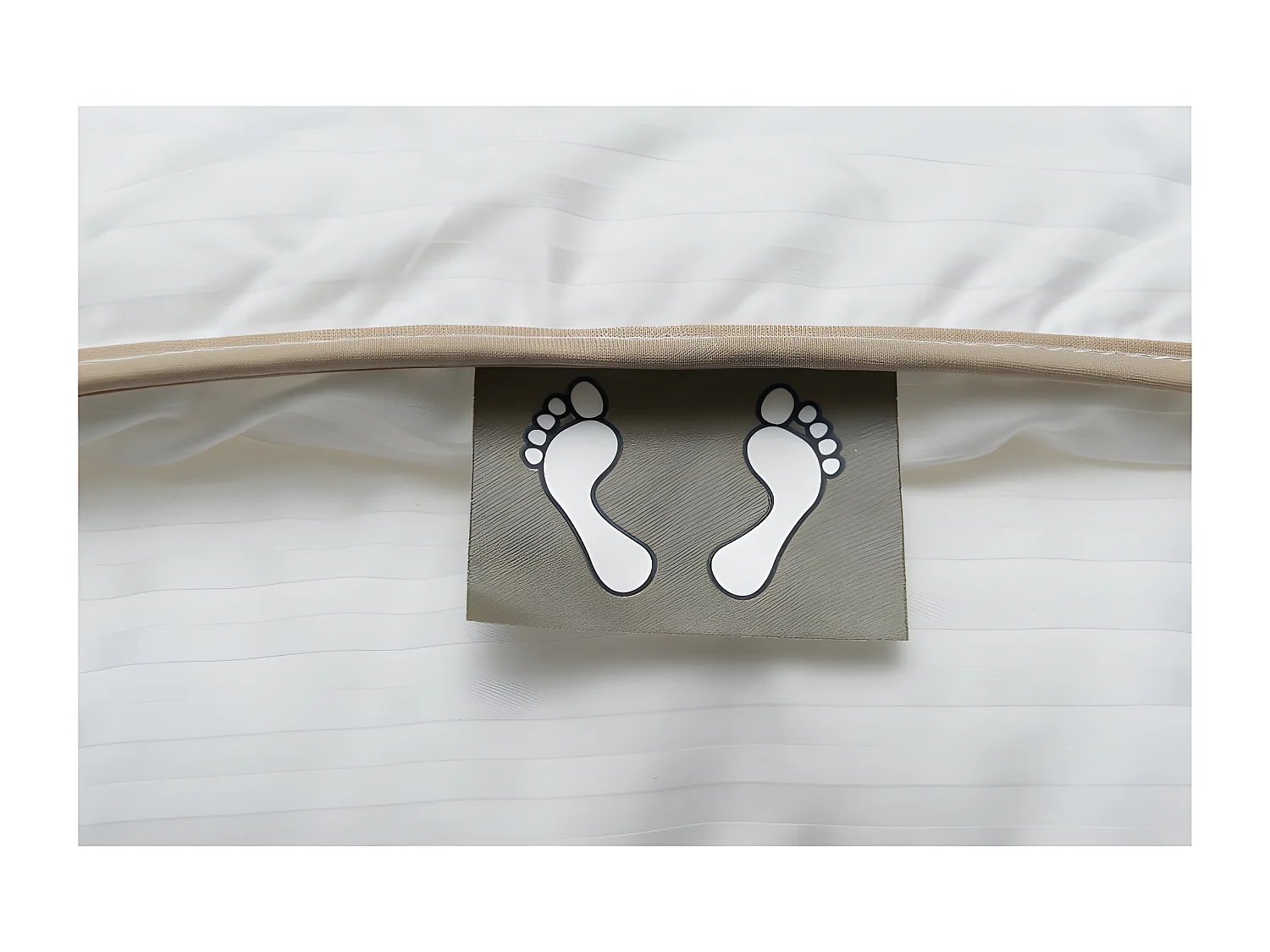 Couette "Fjord Grand Hotel" Chaude Satin de coton rayé Lestra