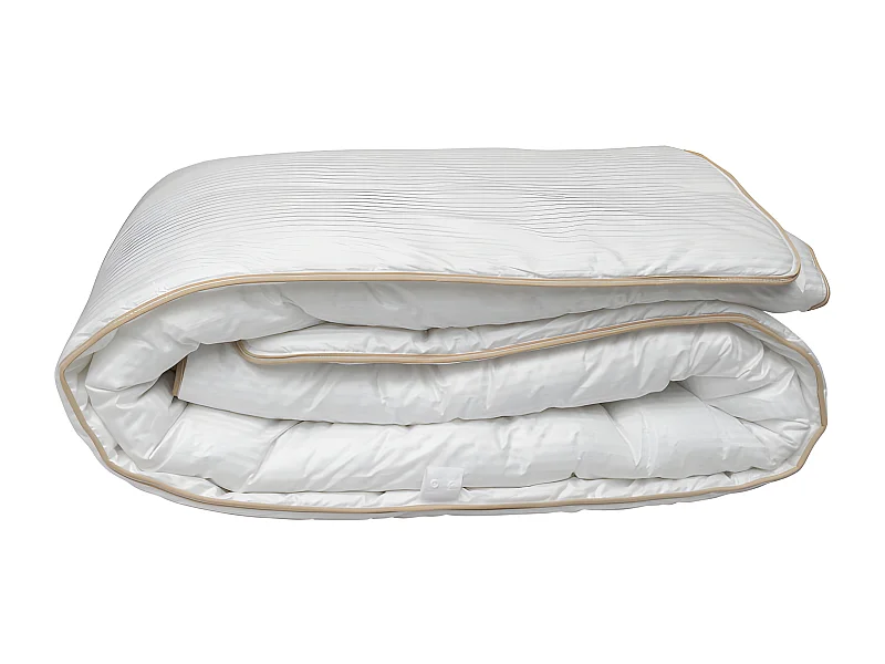 Couette "Fjord Grand Hotel" Tempéré Jumelable Satin de coton rayé Lestra