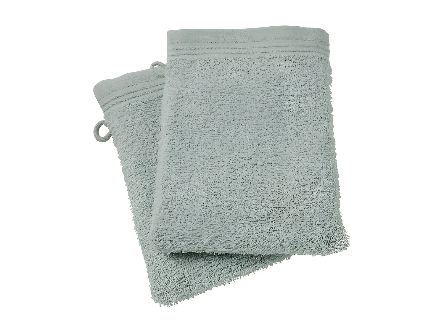 Lot de 2 gants de toilette "Spa" 15 x 21 cm / 400 gr/m² - Couleur: "Spa" Céladon
