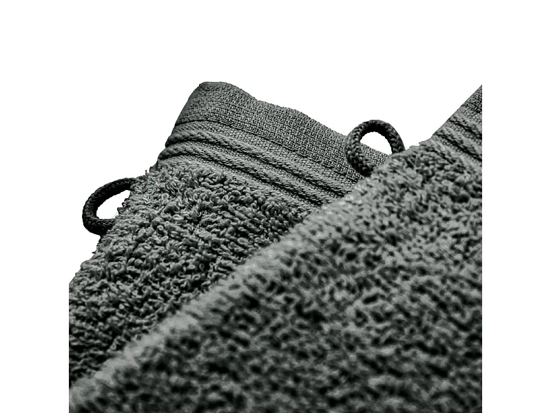 Lot de 2 gants de toilette "Spa" 15 x 21 cm / 400 gr/m²