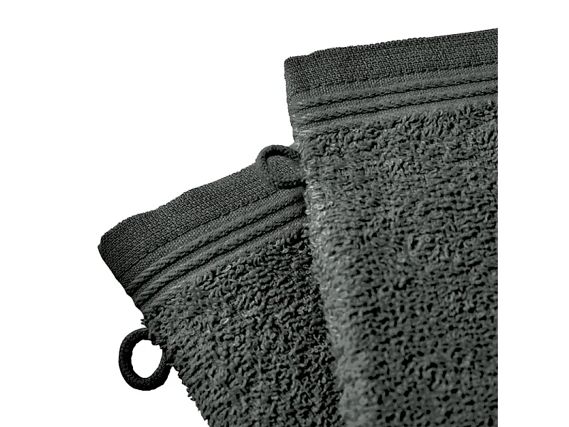 Lot de 2 gants de toilette "Spa" 15 x 21 cm / 400 gr/m²