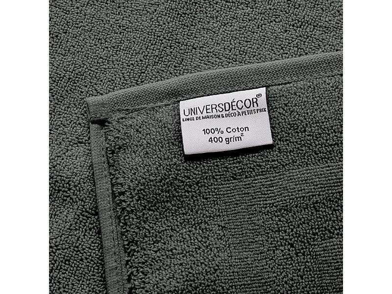 Lot de 2 gants de toilette "Spa" 15 x 21 cm / 400 gr/m²