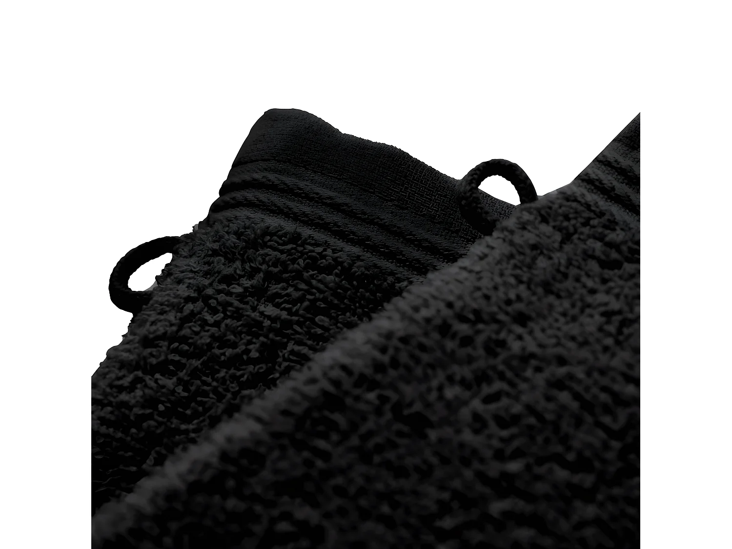 Lot de 2 gants de toilette "Spa" 15 x 21 cm / 400 gr/m² - Couleur: "Spa" Truffe