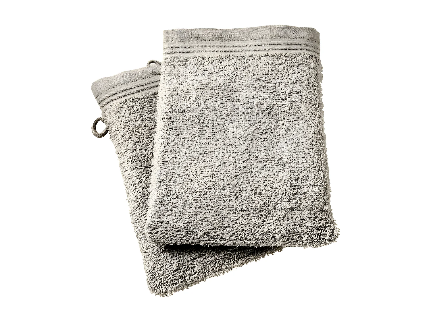 Lot de 2 gants de toilette "Spa" 15 x 21 cm / 400 gr/m² - Couleur: "Spa" Sable