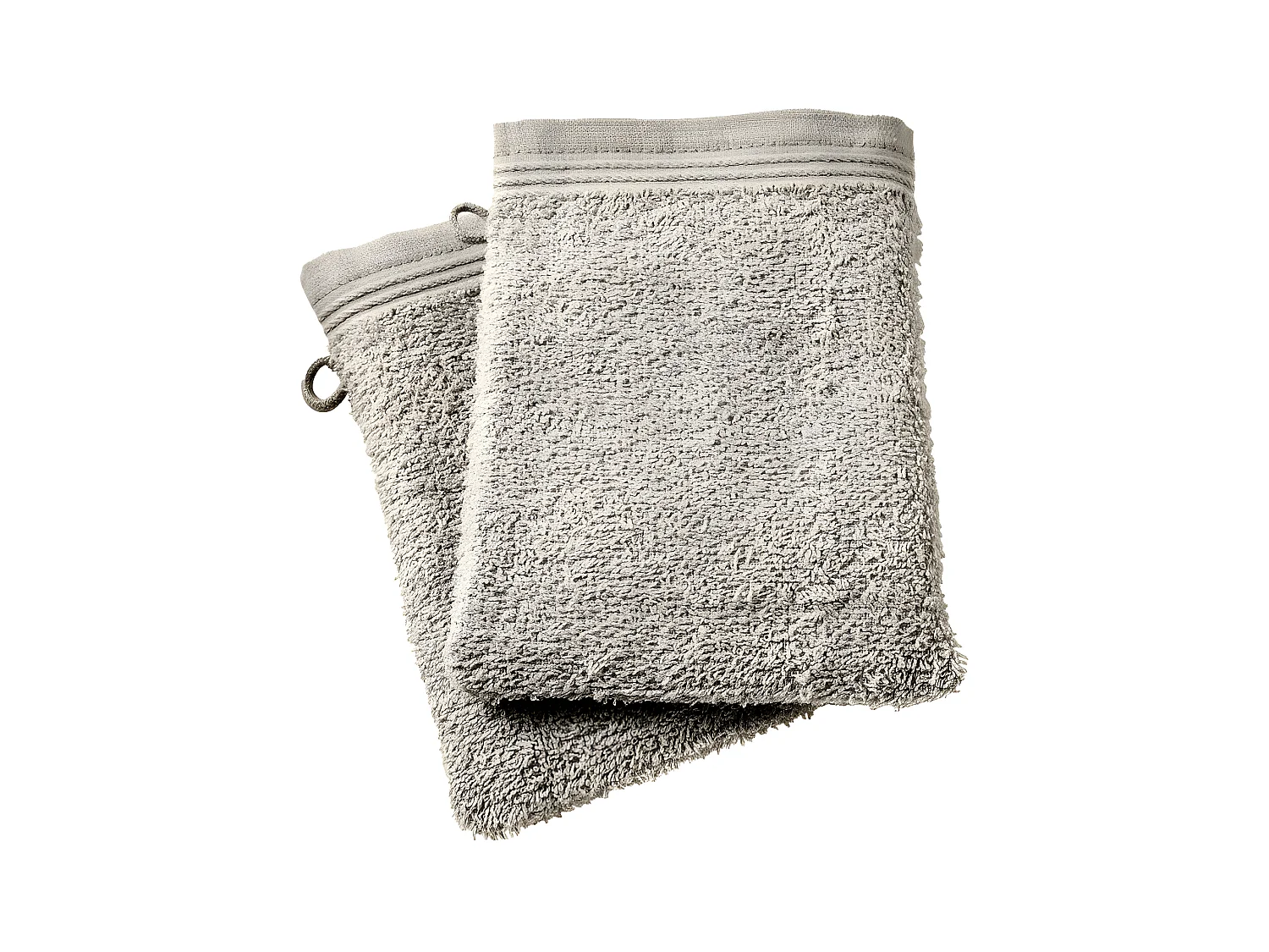 Lot de 2 gants de toilette "Spa" 15 x 21 cm / 400 gr/m² - Couleur: "Spa" Sable