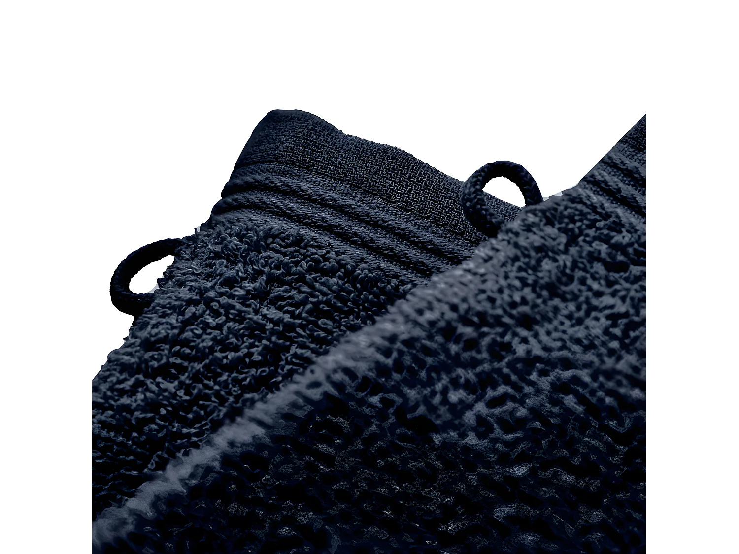 Lot de 2 gants de toilette "Spa" 15 x 21 cm / 400 gr/m² - Couleur: "Spa" Bleu Nuit