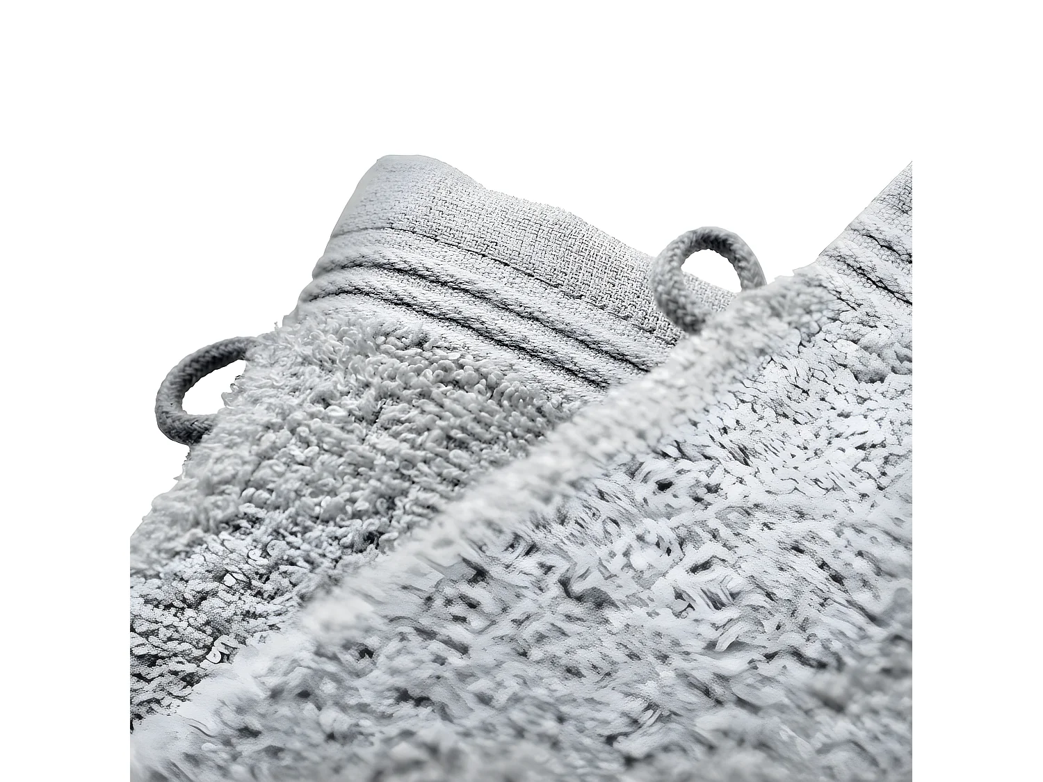 Lot de 2 gants de toilette "Spa" 15 x 21 cm / 400 gr/m² - Couleur: "Spa" Perle