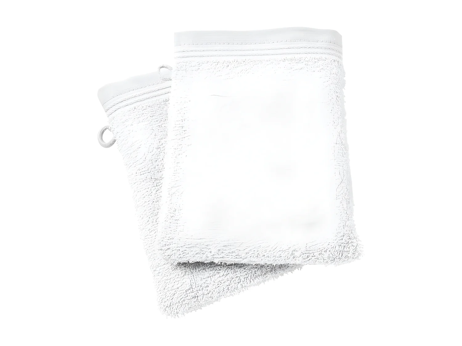 Lot de 2 gants de toilette "Spa" 15 x 21 cm / 400 gr/m² - Couleur: "Spa" Neige