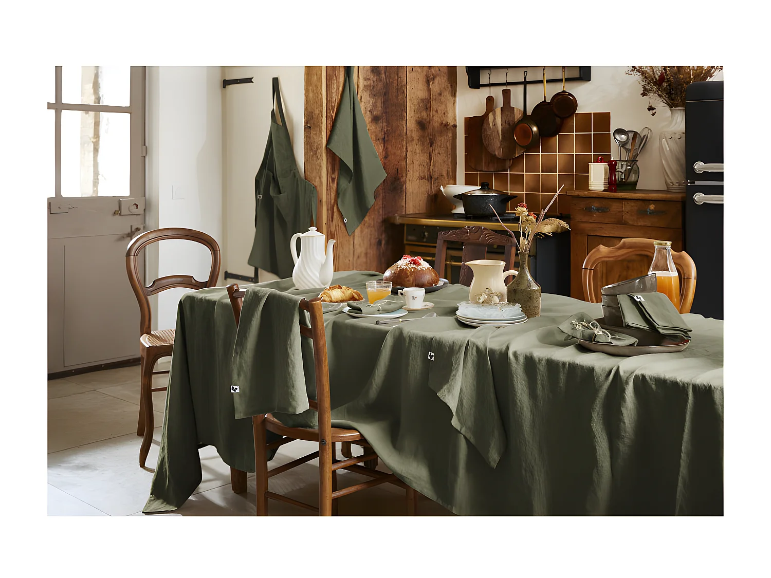 Nappe de table "Soline" 170 x 250 cm Lin lavé