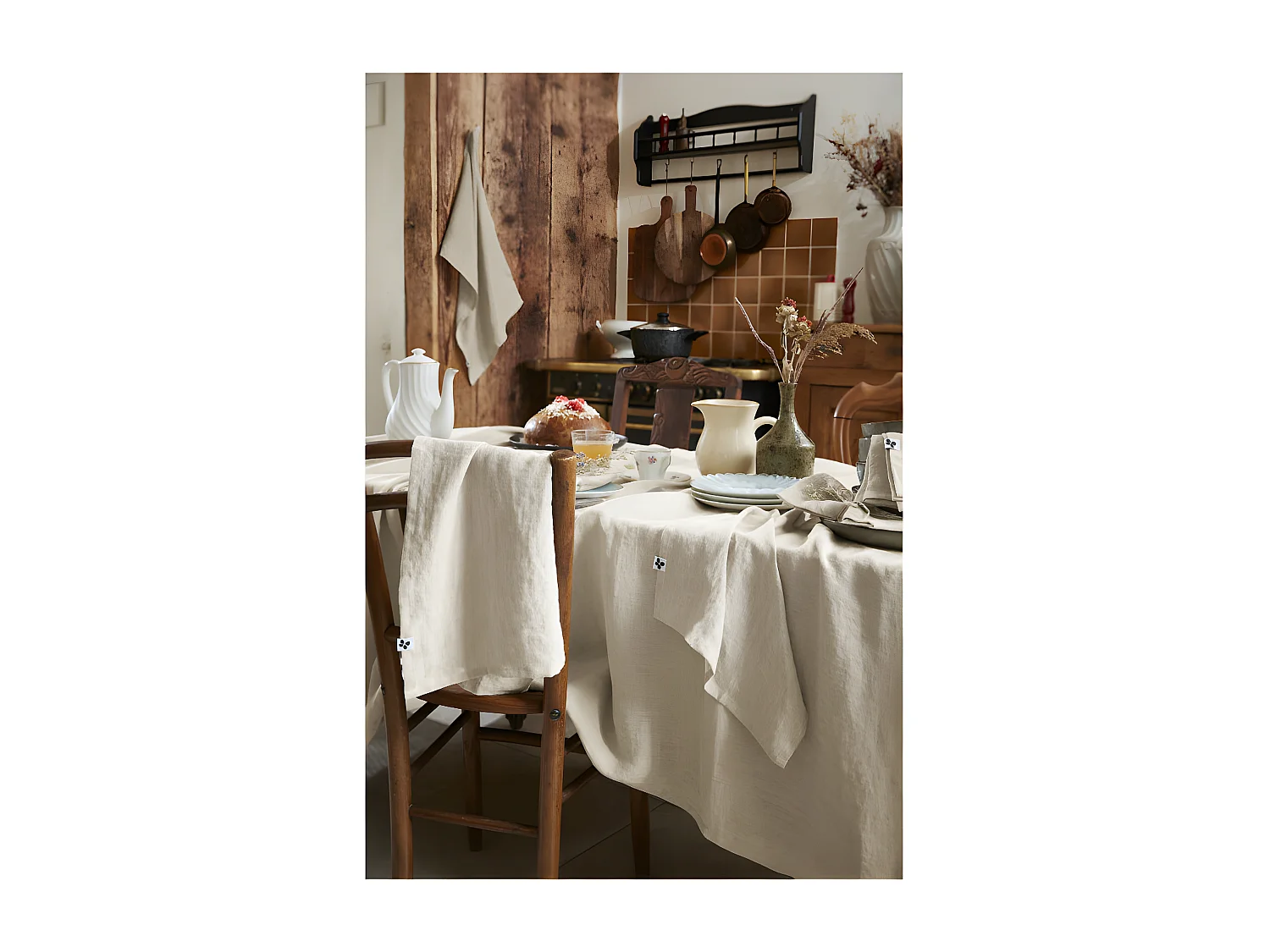 Nappe de table "Soline" 170 x 250 cm Lin lavé