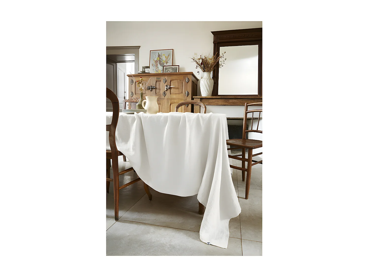 Nappe de table "Soline" 170 x 350 cm Lin lavé