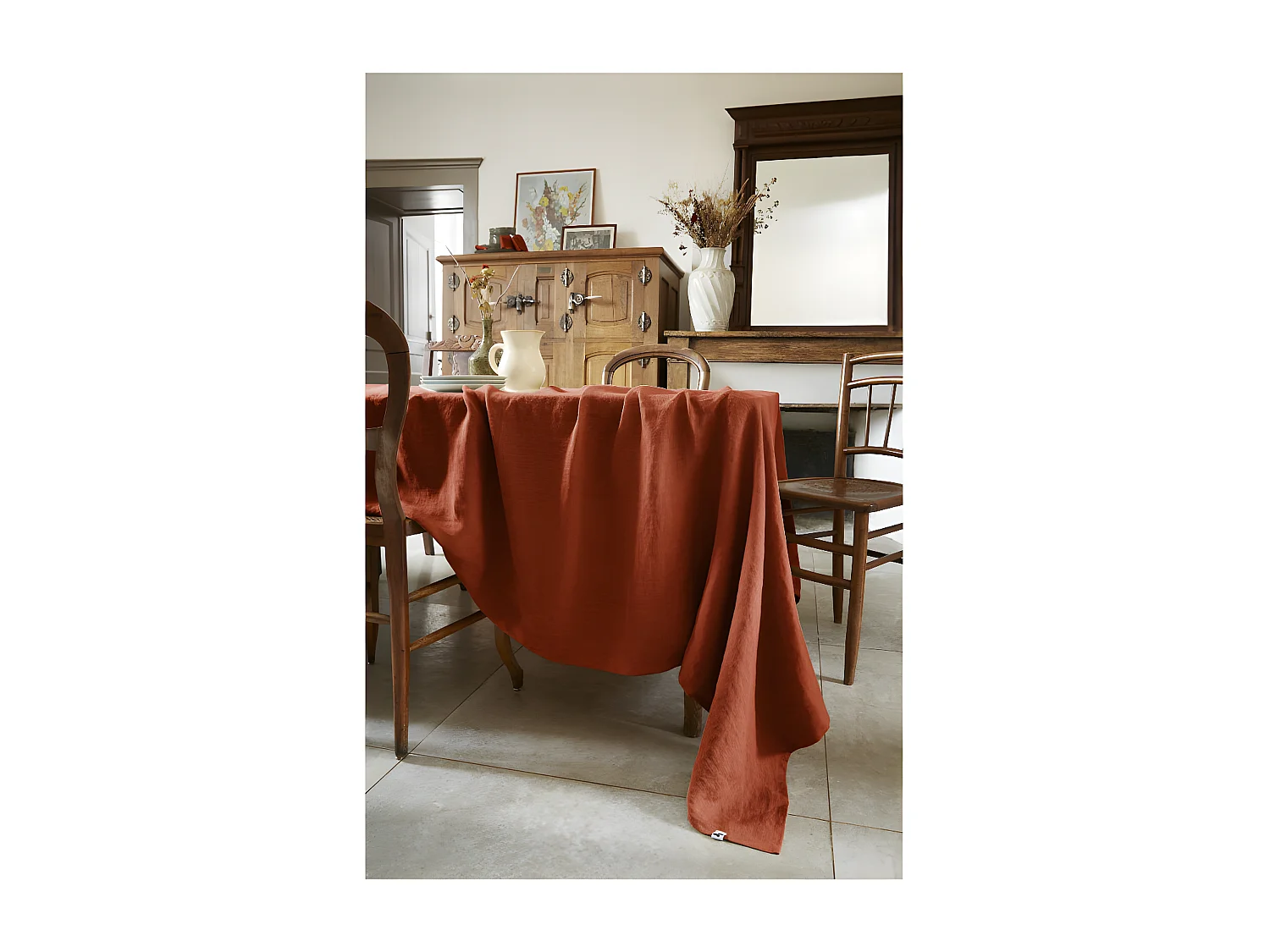 Nappe de table "Soline" 170 x 350 cm Lin lavé