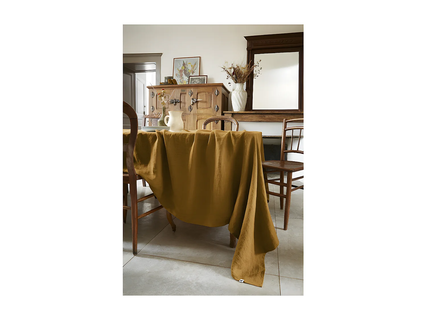 Nappe de table "Soline" 170 x 250 cm Lin lavé