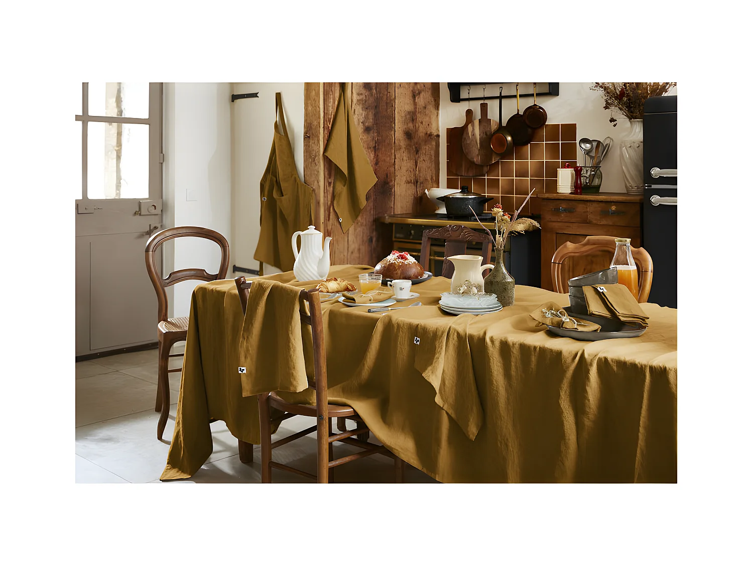 Nappe de table "Soline" 170 x 250 cm Lin lavé