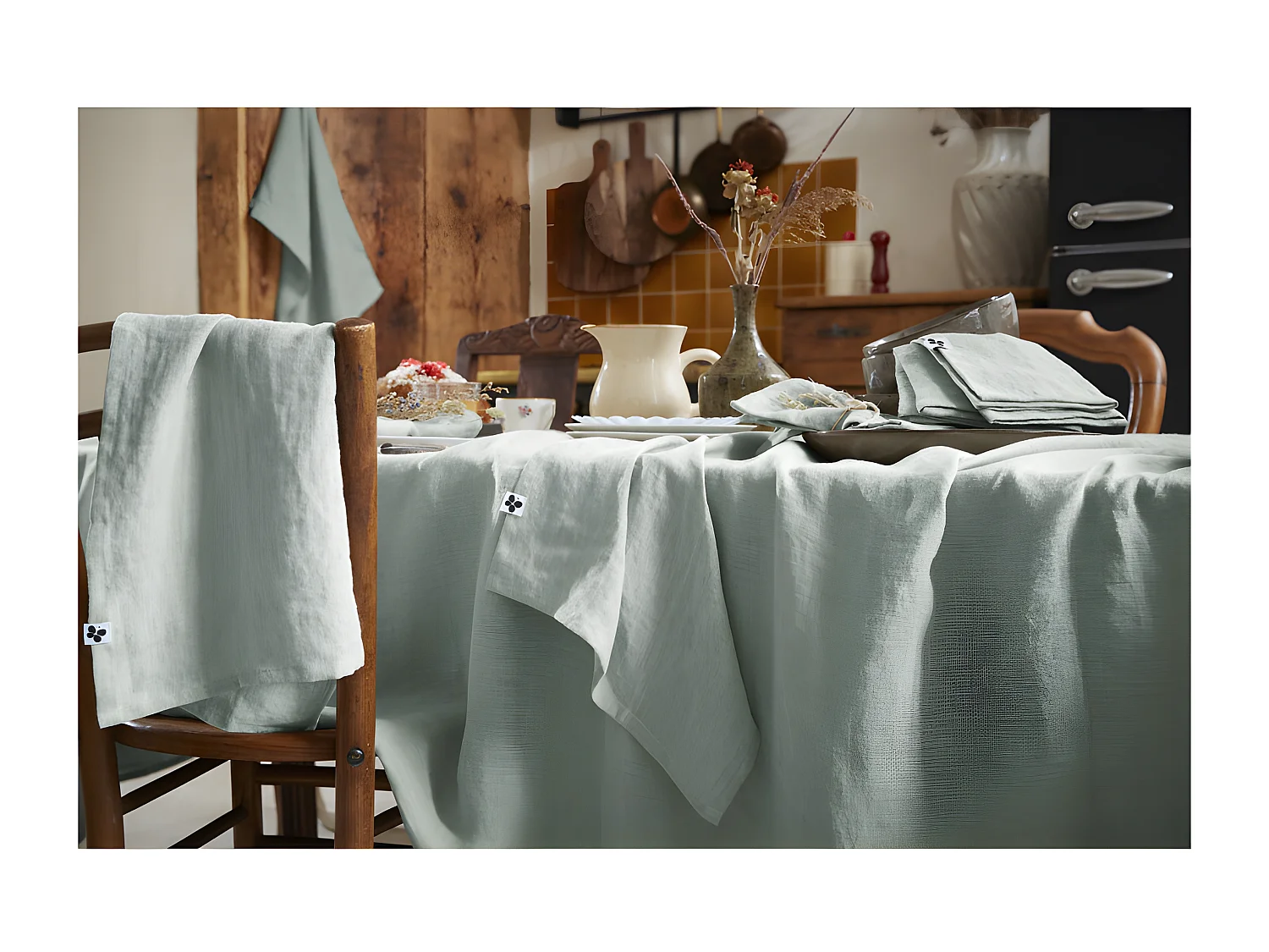 Nappe de table "Soline" 170 x 250 cm Lin lavé