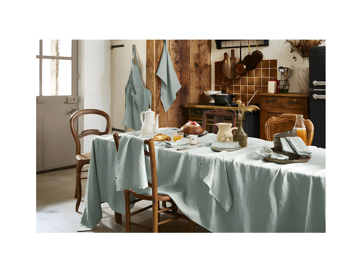 Nappe de table "Soline" 170 x 250 cm Lin lavé