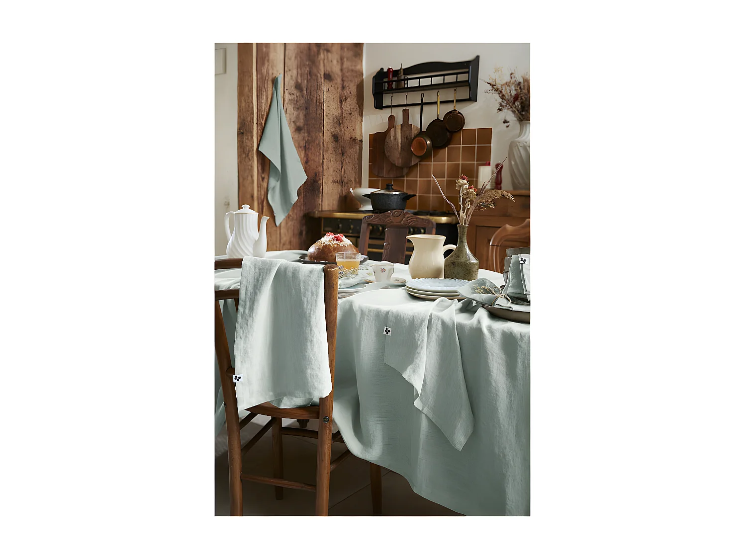 Nappe de table "Soline" 170 x 250 cm Lin lavé