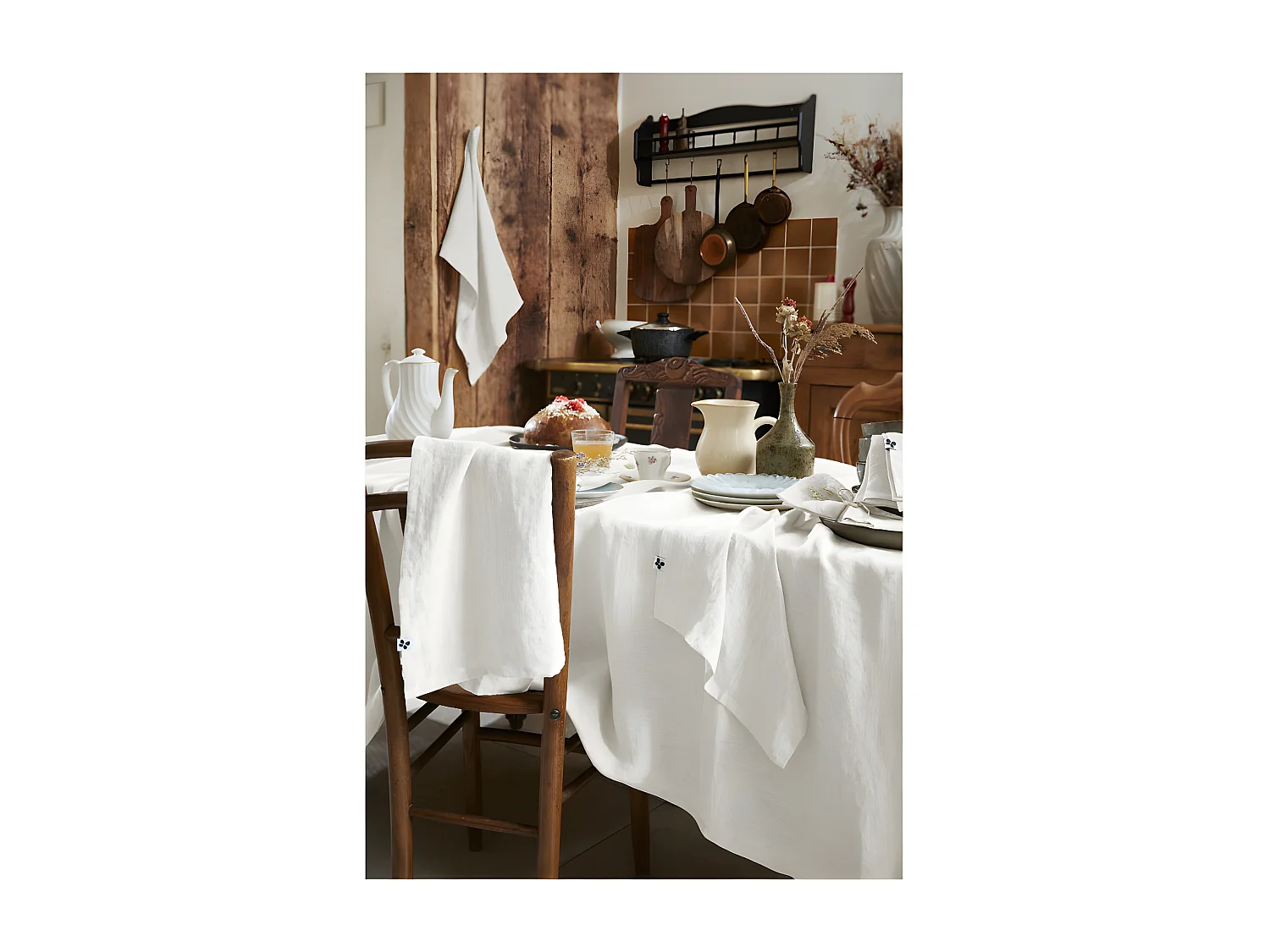 Nappe de table "Soline" 170 x 250 cm Lin lavé