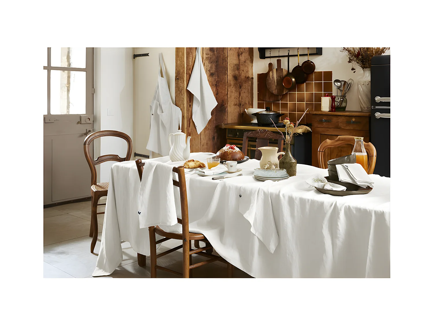 Nappe de table "Soline" 170 x 250 cm Lin lavé