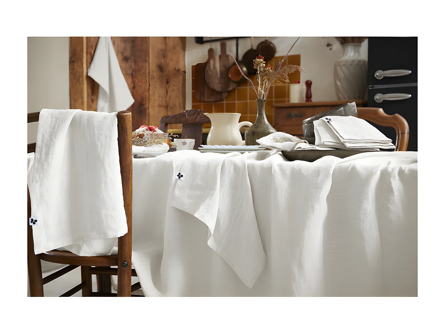 Nappe de table "Soline" 170 x 250 cm Lin lavé