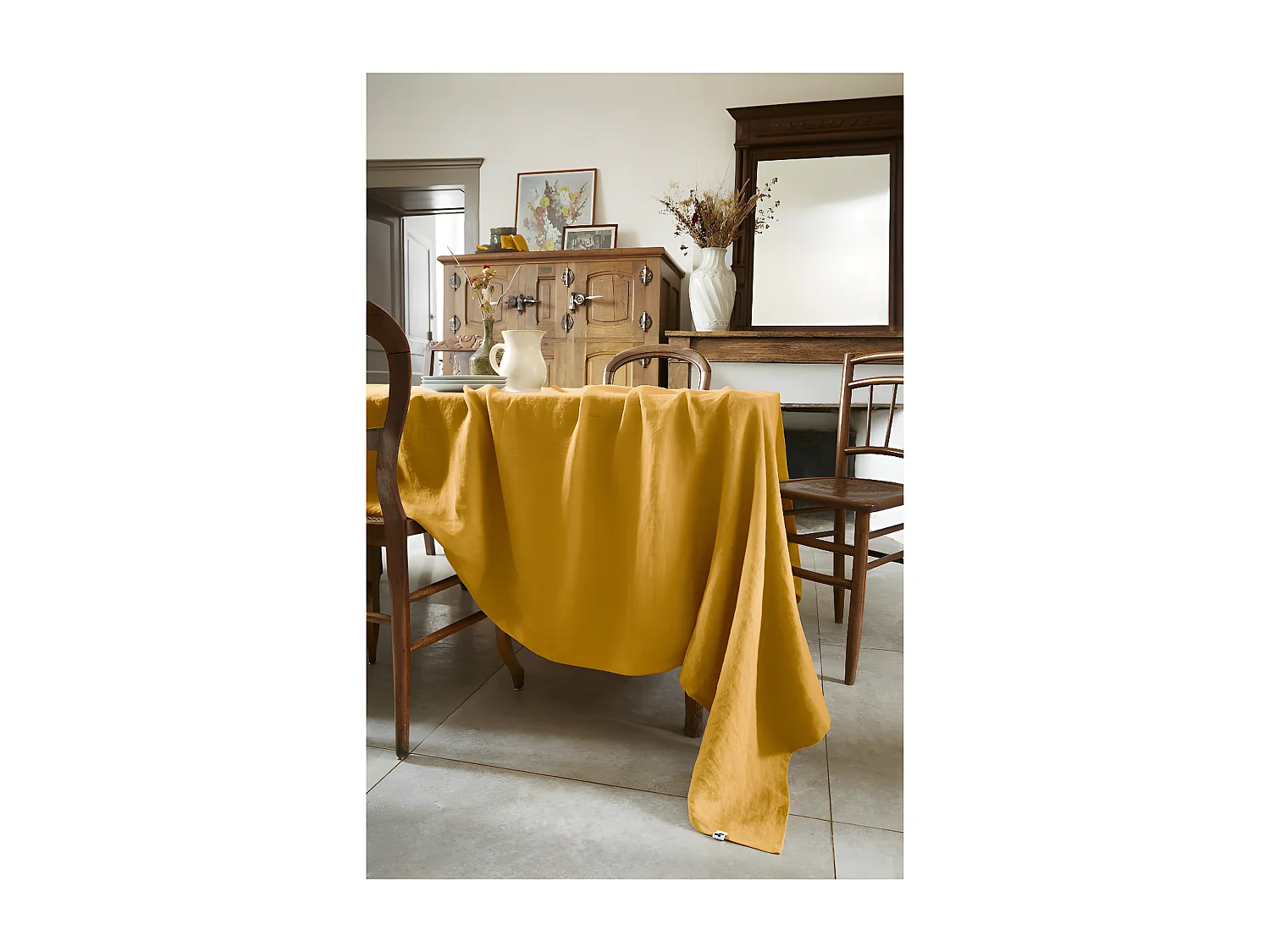 Nappe de table "Soline" 170 x 250 cm Lin lavé