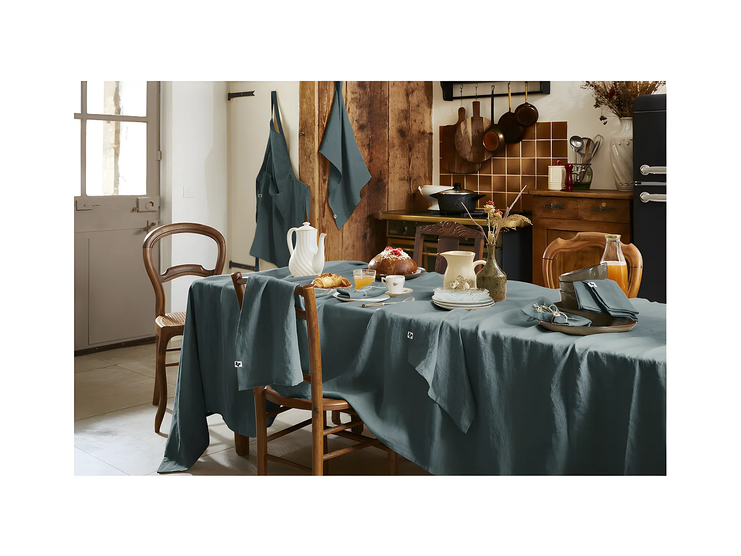 Nappe de table "Soline" 170 x 250 cm Lin lavé