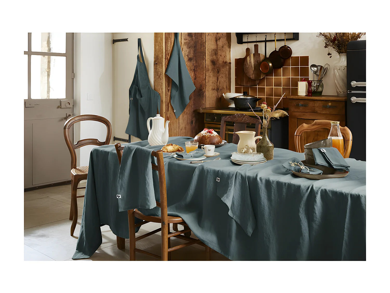 Nappe de table "Soline" 170 x 250 cm Lin lavé