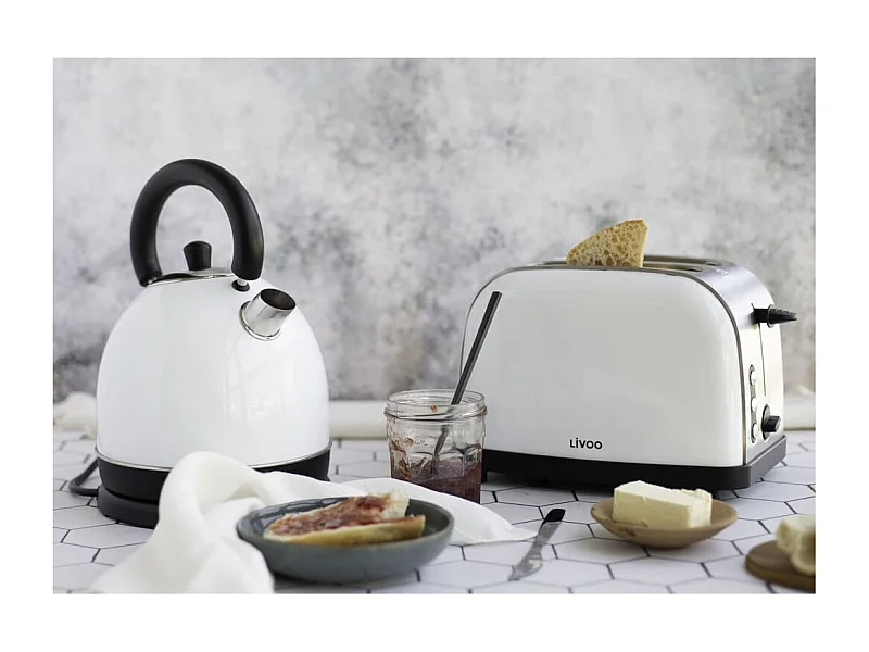 Set petit déjeuner Vintage Blanc