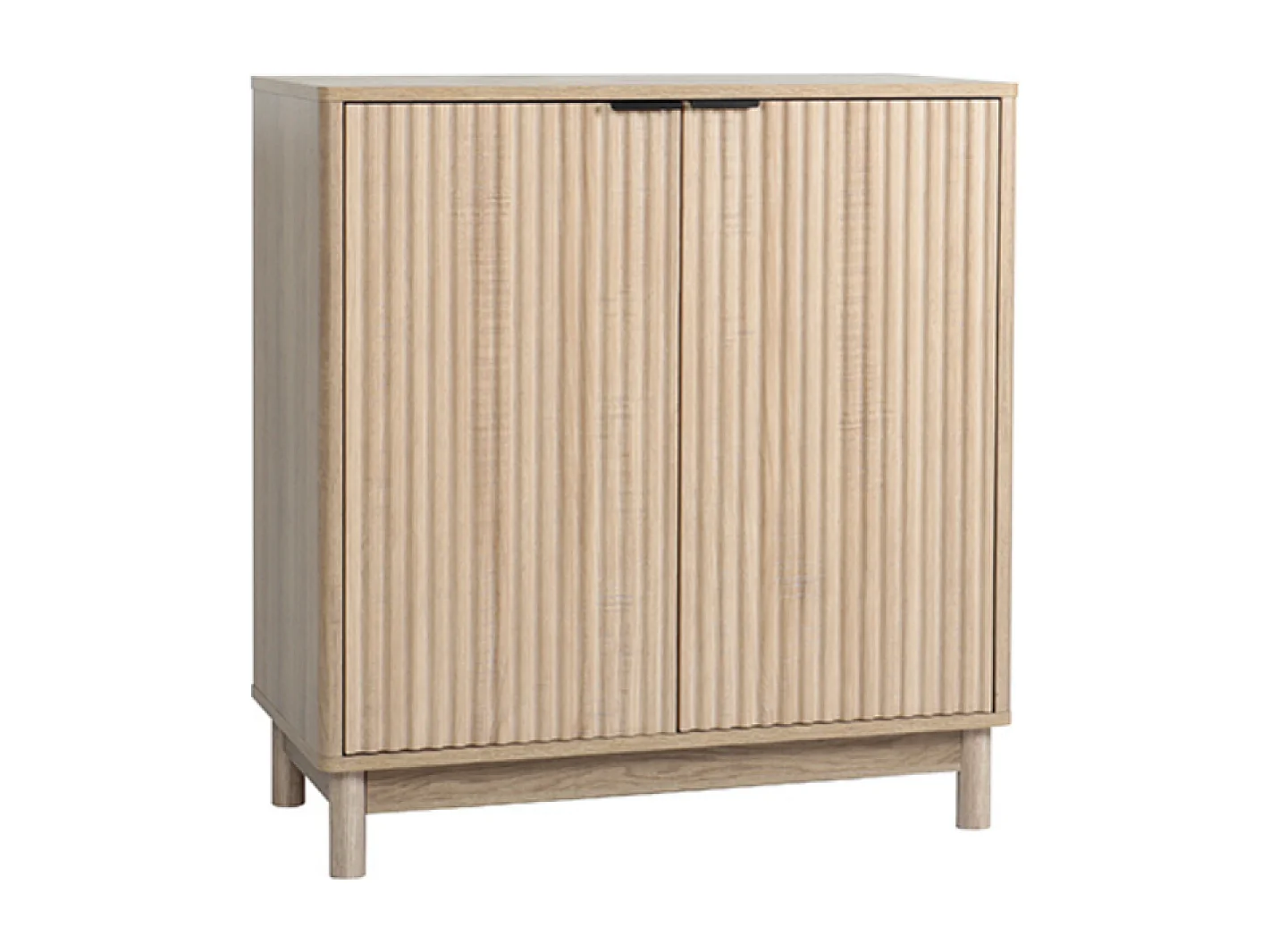 Credenza in legno con 2 ante e 2 nicchie SCANDI