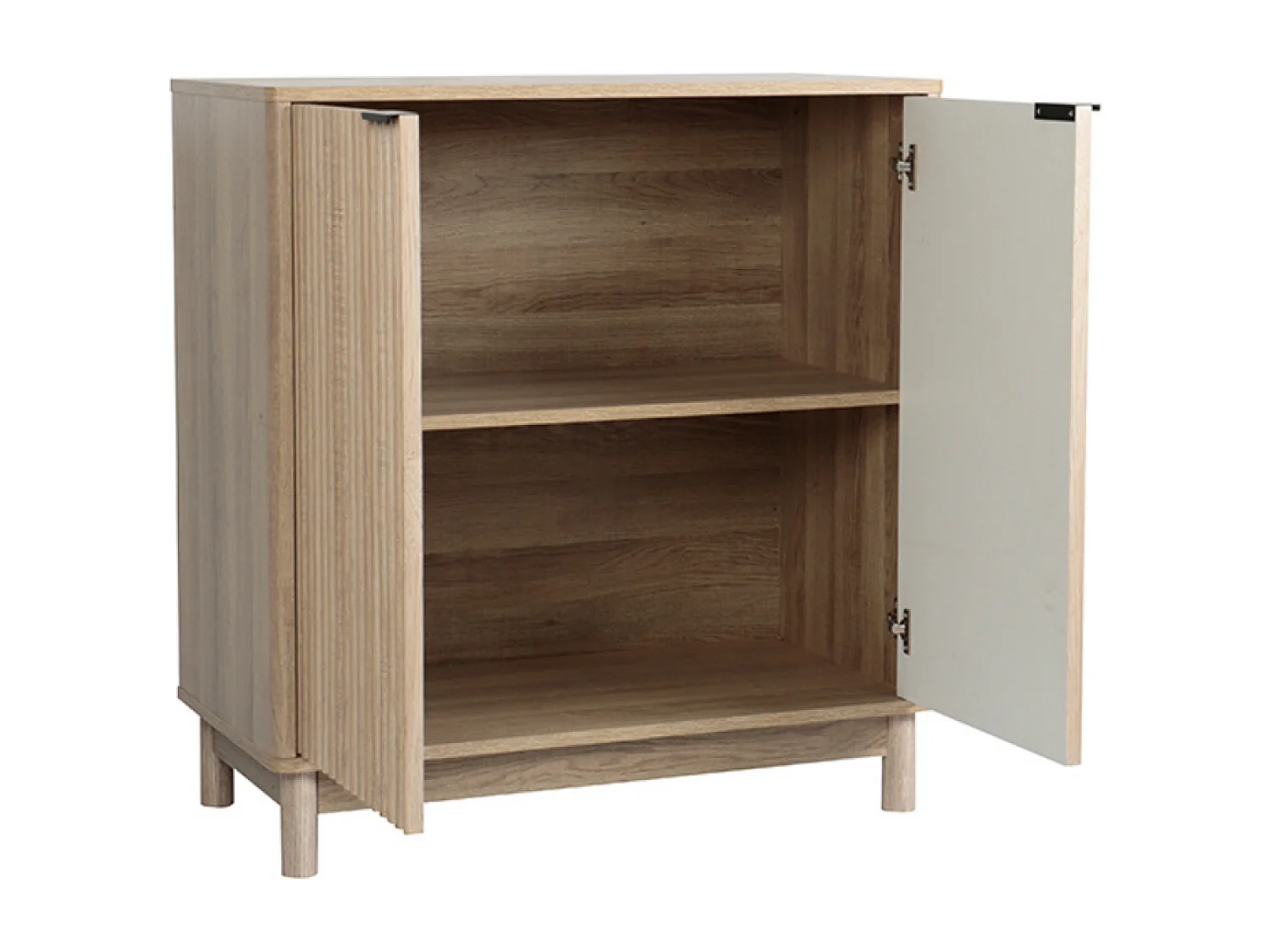 Buffet en bois avec 2 portes et 2 niches SCANDI