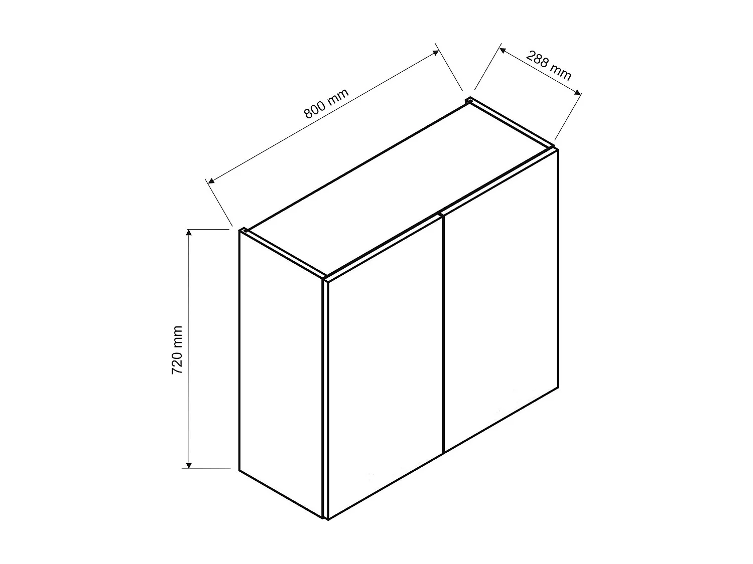 Cuisine complète ISYA 6 éléments couleur Noir/Chêne Artisan - Longueur 200/200 cm