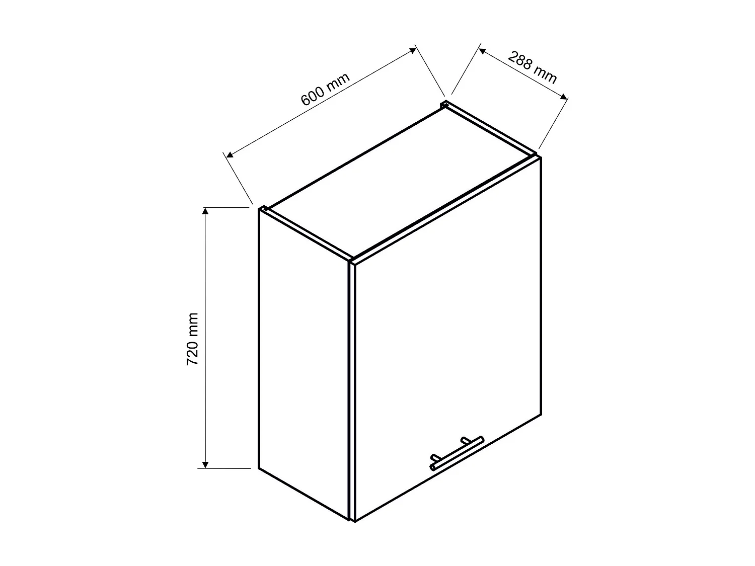 Cuisine complète ANIA 6 éléments couleur Chêne Artisan, graphite - Longueur 200/200 cm