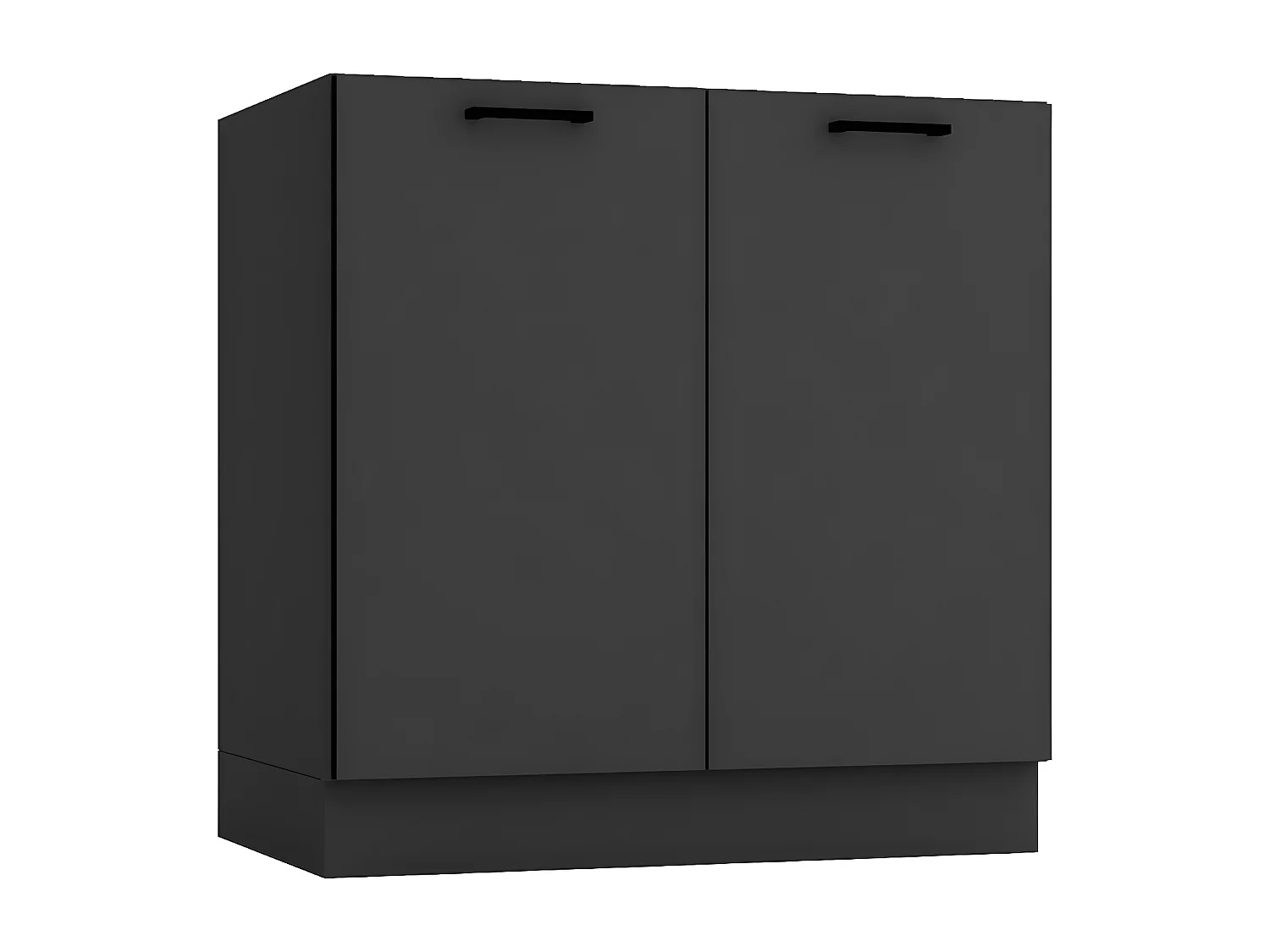 Cuisine complète ANIA 6 éléments couleur Graphite - Longueur 200/200 cm