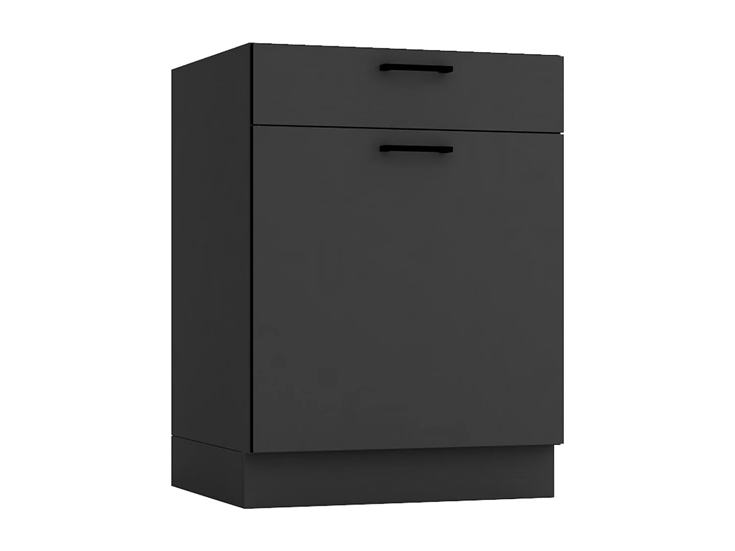 Cuisine complète ANIA 6 éléments couleur Graphite - Longueur 200/200 cm