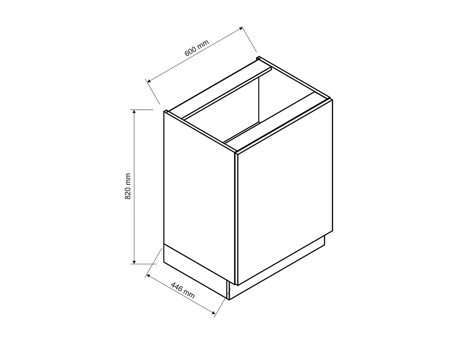 Cuisine complète ISYA 6 éléments couleur Gris clair/Artisan - Longueur 200/200 cm