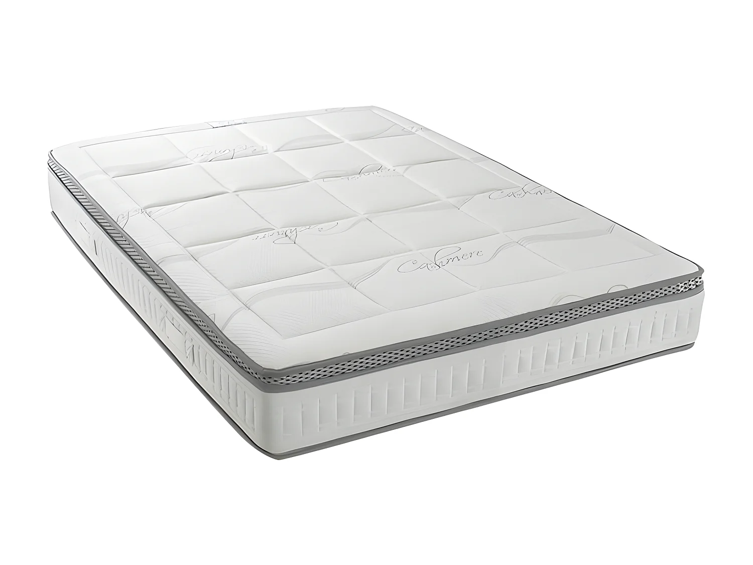 Matelas ressorts ensachés et mousse à mémoire de forme 160x200 ep 28cm  le seducteur