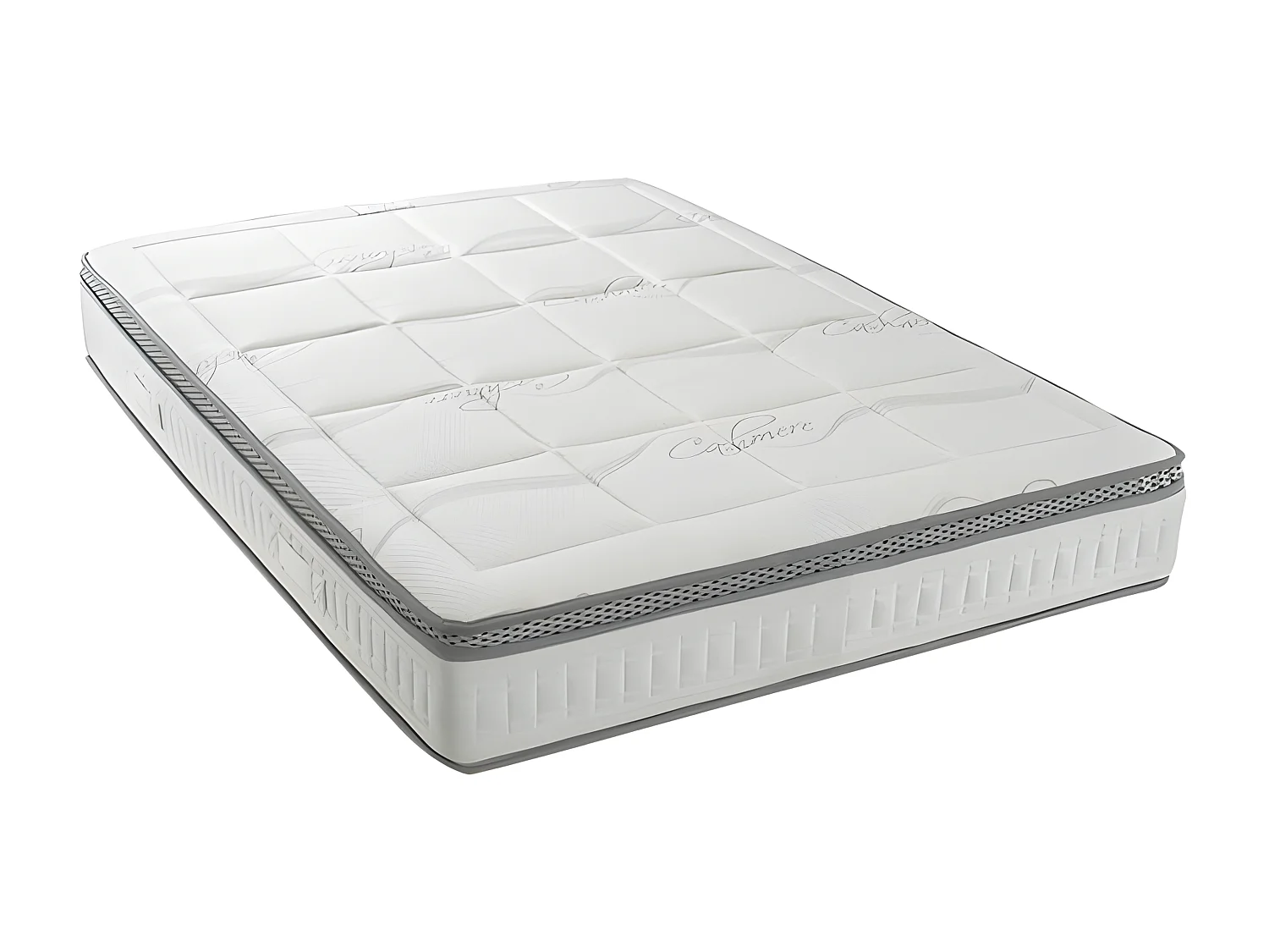 Matelas ressorts ensachés et mousse à mémoire de forme 180x200 ep 28cm  le seducteur